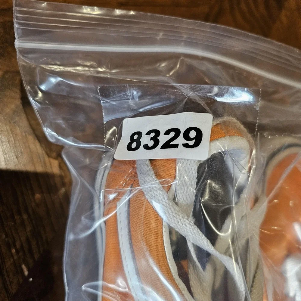 Vans Old Skool‎ Shoes Mens Size 5 Orange Suede Low Top Casual Skate Sneakers